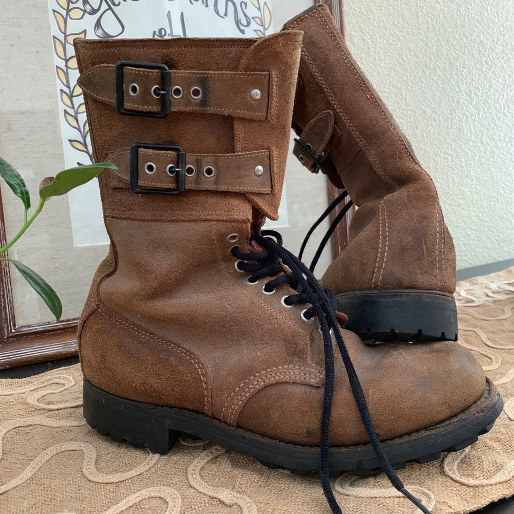Men's Vintage Combat Armee boots T.Toffart Lillers